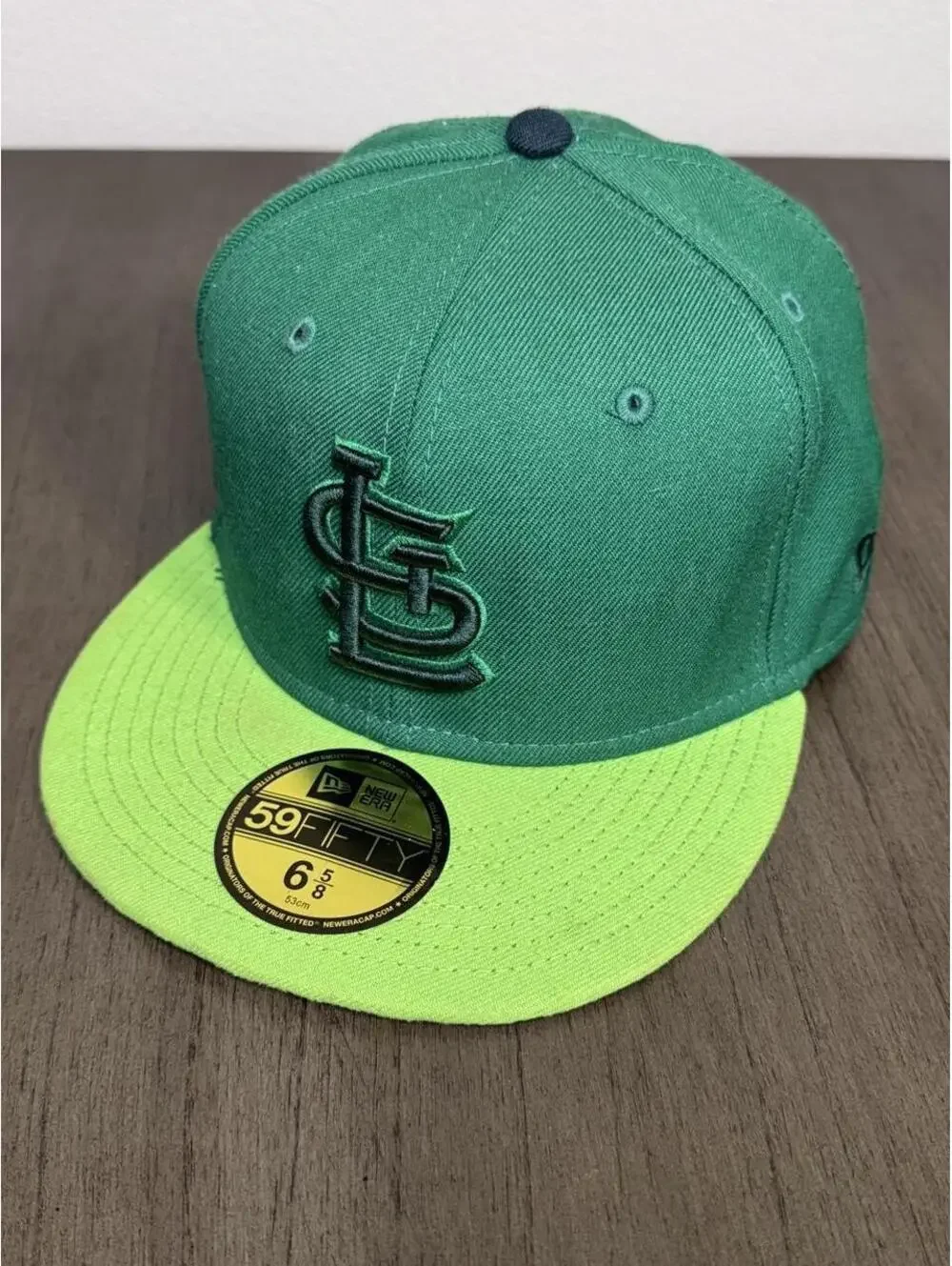 New Era 59FIFTY St. Louis Cardinals Fitted Hat – Kids 6 5/8 (53 cm) 💚💛